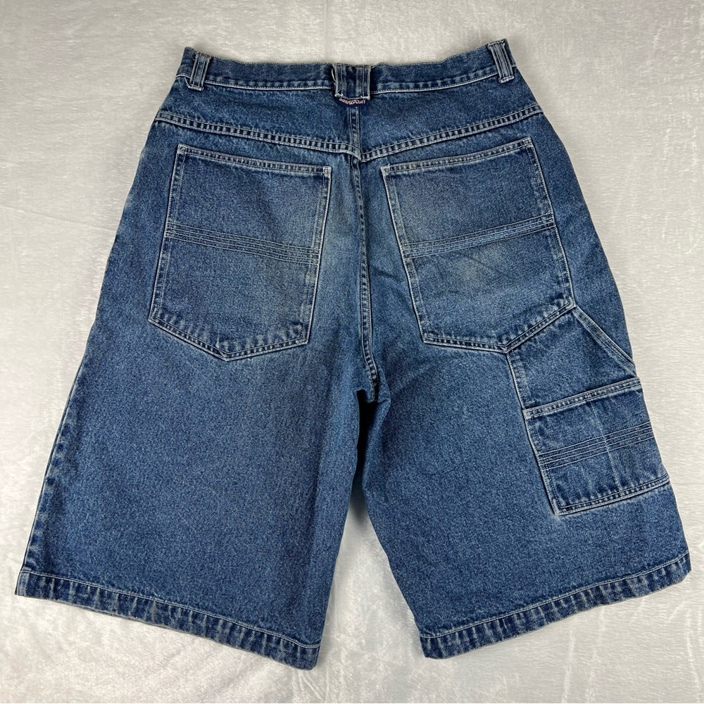 Vintage Y2K Breakdown Skateboard Denim Jean Shorts Size 34